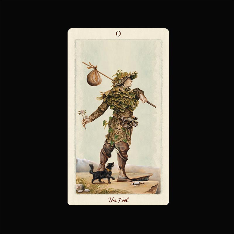 PAGAN OTHERWORLDS TAROT Backside - 門 GATE 2953